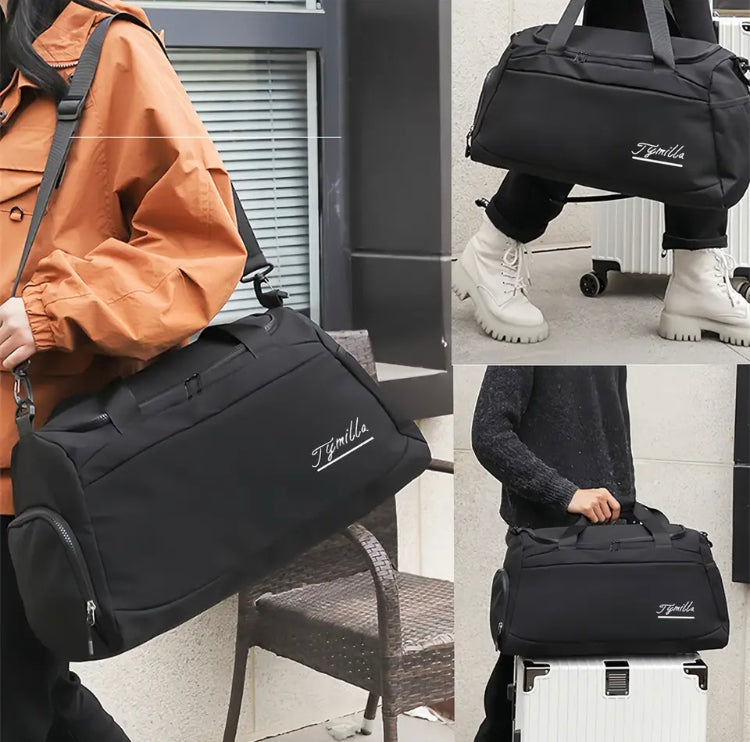 Large Capacity Gym Bag, Waterproof Men Women Sports Bag, Portable Light Weight Travel Bag Large Capacity Gym Bag, Waterproof Men Women Sports Bag, Portable Light Weight Travel Bag